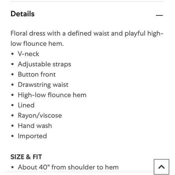 Daisy Print Sundress Large NWOT - Picture 11 of 11